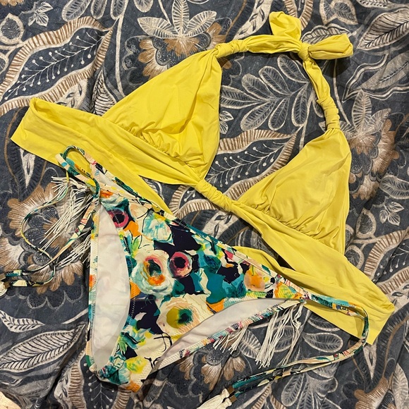 ZINGARA 2 piece Swimsuit top size 10/Bottom size 8 - Picture 9 of 9